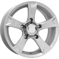 K&K Триал 6.5x15 5*139.7 ET5 DIA110.1 Сильвер Литой