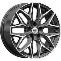 K&K Ариус 7x17 5*108 ET33 DIA60.1 Алмаз черный Литой