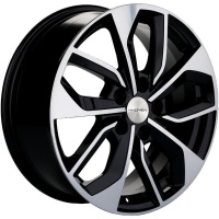 Khomen KHW 1703 7x17 5*114.3 ET39 DIA60.1 Black-FP Литой