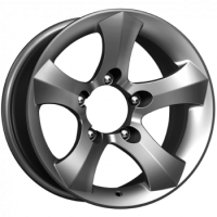 K&K Айсберг 8x16 5*139.7 ET-10 DIA110.1 Дарк платинум Литой