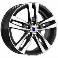 K&K Rassvet 6.5x16 5*100 ET38 DIA67.1 Алмаз черный Литой K&K Rassvet 6.5x16 5*100 ET38 DIA67.1 Алмаз черный Литой