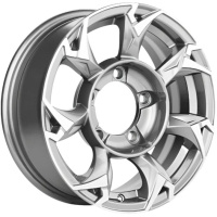 Khomen KHW 1505 5.5x15 5*139.7 ET5 DIA108.1 F-Silver-FP Литой