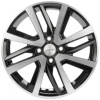 Khomen KHW 1609 6x16 4*100 ET47 DIA56.6 Black-FP Литой Khomen KHW 1609 6x16 4*100 ET47 DIA56.6 Black-FP Литой