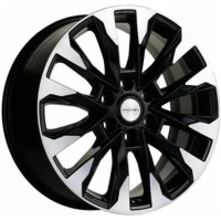 Khomen KHW 2010 8x20 6*139.7 ET36 DIA100.1 Black-FP Литой