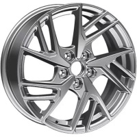Khomen KHW 1722 6.5x17 5*114.3 ET45 DIA67.1 F-Silver Литой