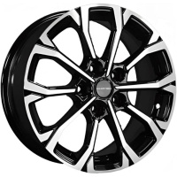 Khomen KHW 1605 6.5x16 5*114.3 ET50 DIA66.1 Black-FP Литой