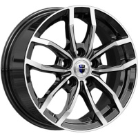 K&K Фрост 6.5x15 5*114.3 ET39 DIA60.1 Алмаз черный Литой