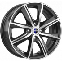 K&K Арнар 7x16 5*108 ET50 DIA63.3 Алмаз черный Литой