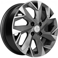 Khomen KHW 1402 5.5x14 4*100 ET43 DIA67.1 Gray-FP Литой Khomen KHW 1402 5.5x14 4*100 ET43 DIA67.1 Gray-FP Литой