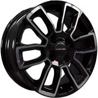 Khomen KHW 1406 5.5x14 4*100 ET45 DIA56.1 Black-FP Литой