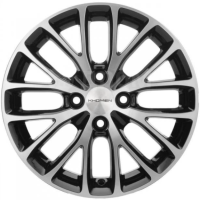 Khomen KHW 1506 6x15 4*100 ET50 DIA60.1 Black-FP Литой Khomen KHW 1506 6x15 4*100 ET50 DIA60.1 Black-FP Литой