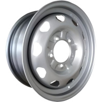 Accuride УАЗ Patriot, Hunter 6.5x16 5*139.7 ET40 DIA108.6 Silver Штампованный