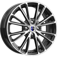 K&K Меандр 6x15 4*100 ET35 DIA67.1 Алмаз черный Литой