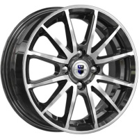 K&K Квант 5.5x14 4*100 ET38 DIA60.1 Алмаз черный Литой