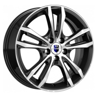 K&K Samara 6x16 5*114.3 ET43 DIA67.1 Алмаз черный SK Литой