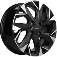 Khomen KHW 1402 5.5x14 4*100 ET38 DIA67.1 Black-FP Литой