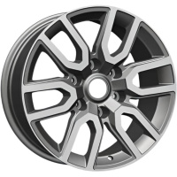 Khomen KHW 1723 8x17 6*139.7 ET46 DIA67.1 Gray-FP Литой