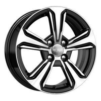 K&K КС777 6x15 4*100 ET46 DIA54.1 Алмаз черный Литой K&K КС777 6x15 4*100 ET46 DIA54.1 Алмаз черный Литой
