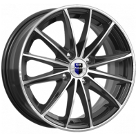 K&K Пойнт Бланк 6x15 4*100 ET40 DIA67.1 Алмаз черный Литой