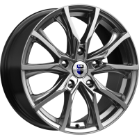 K&K Твист 7.5x17 5*100 ET45 DIA56.1 Дарк платинум Литой K&K Твист 7.5x17 5*100 ET45 DIA56.1 Дарк платинум Литой