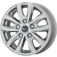 MAK Load 5 7x17 5*120 ET55 DIA65.1 Silver Литой
