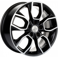 Khomen KHW 1713 7x17 5*114.3 ET48 DIA67.1 Black-FP Литой Khomen KHW 1713 7x17 5*114.3 ET48 DIA67.1 Black-FP Литой