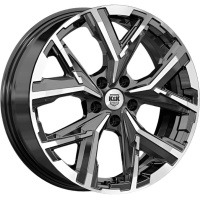 K&K Айона 6.5x18 5*108 ET33 DIA60.1 Алмаз черный Литой