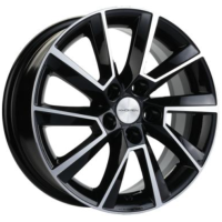 Khomen KHW 1507 6.5x17 4*100 ET44 DIA54.1 Black-FP Литой Khomen KHW 1507 6.5x17 4*100 ET44 DIA54.1 Black-FP Литой