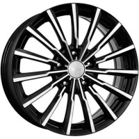 K&K Акцент 7x17 4*100 ET43 DIA60.1 Алмаз черный Литой K&K Акцент 7x17 4*100 ET43 DIA60.1 Алмаз черный Литой