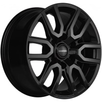Khomen KHW 1723 8x17 6*139.7 ET36 DIA100.1 Black Литой