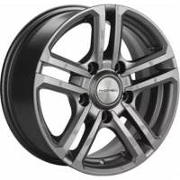 Khomen KHW 1602 6.5x16 5*139.7 ET40 DIA98.5 Gray Литой