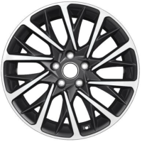 Khomen KHW 1804 7.5x18 5*108 ET46 DIA63.3 Black-FP Литой Khomen KHW 1804 7.5x18 5*108 ET46 DIA63.3 Black-FP Литой