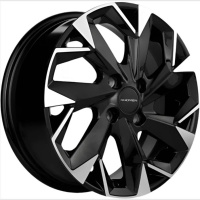 Khomen KHW 1508 6x15 4*100 ET46 DIA54.1 Black-FP Литой