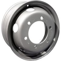 Accuride 6/222.25/164/127 6x17.5 6*222.25 ET127 DIA164 Silver Штампованный