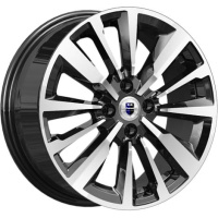 K&K Эрман 6.5x16 4*100 ET40 DIA67.1 Алмаз черный Литой