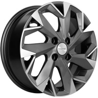 Khomen KHW 1508 6x15 4*100 ET46 DIA54.1 Gray-FP Литой Khomen KHW 1508 6x15 4*100 ET46 DIA54.1 Gray-FP Литой