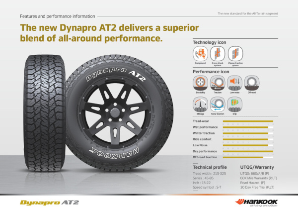Hankook Dynapro AT2 RF11 235/75 R16 112T